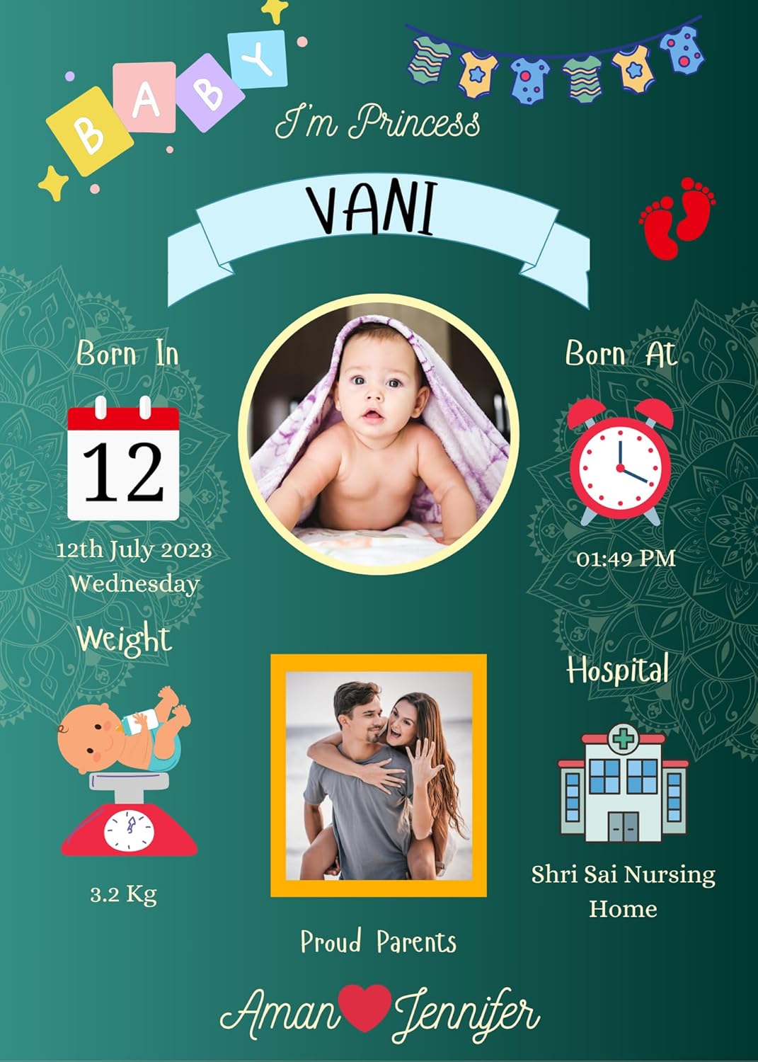 Newborn Baby Photo Frame 1