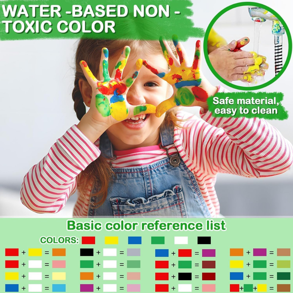 Learn With Fun DIY Coloring Kit For 4 to 10 Years Kids ( Jungle Theme )