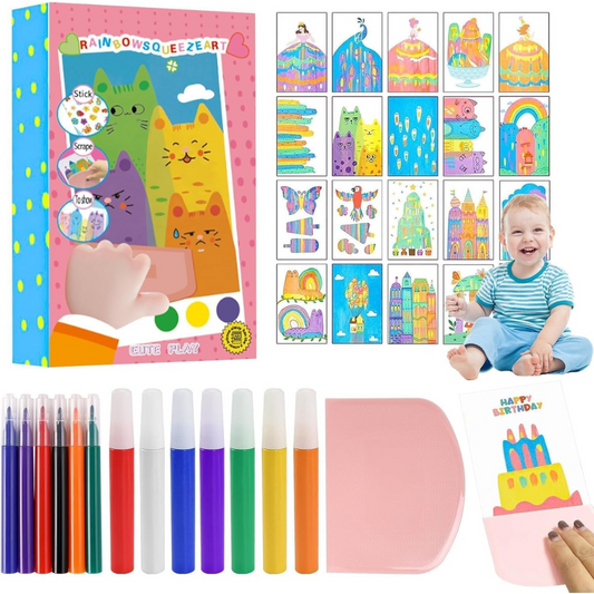 Rainbow Scratch Art Painting Kit for Kids ( 4 to 12 Years )