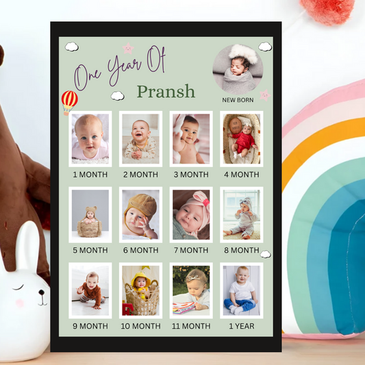 1 Year Baby Photo Frame D1