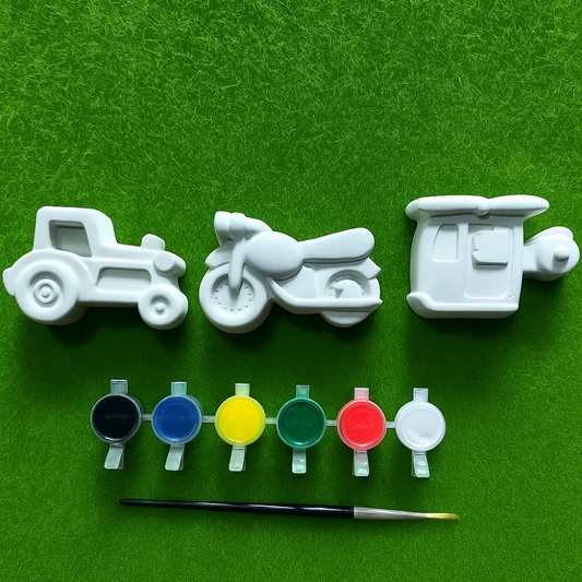 Learn With Fun DIY Coloring Kit For 4 to 10 Years Kids ( Transport Theme )