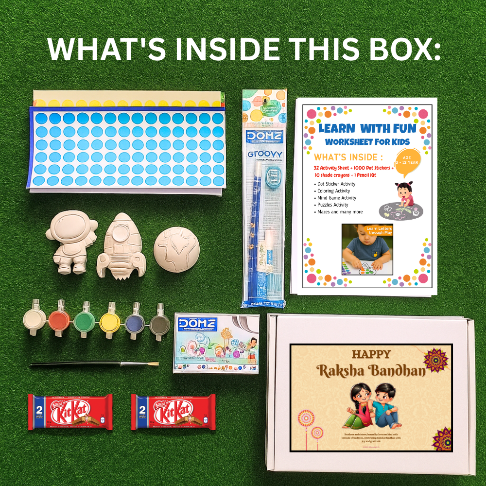 Raksha Bandhan Gift Hamper For Kids 3 to 12 Years