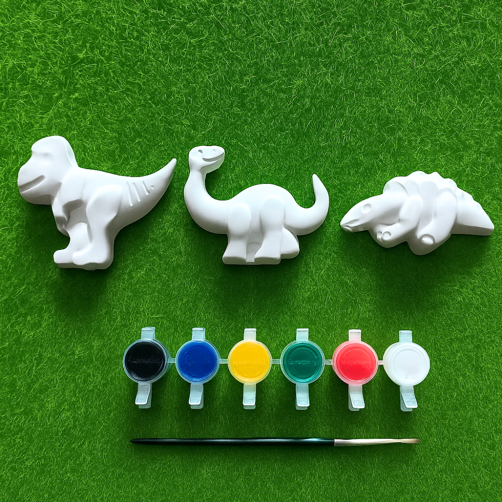 Learn With Fun DIY Coloring Kit For 4 to 10 Years Kids ( Dinosaurs Theme )