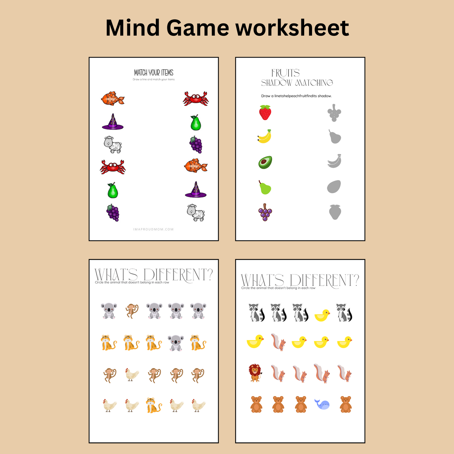 Learn With Fun Dot Stickers, Coloring, Puzzle, Mind Game Kids Activity Worksheet 2 to 7 year kids