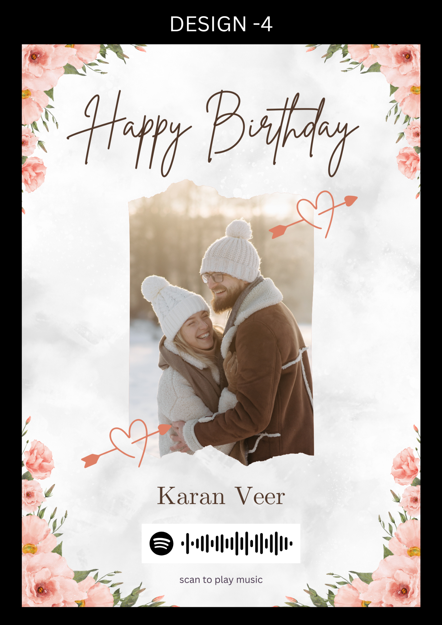 Birthday Personalized Photo Music Frame