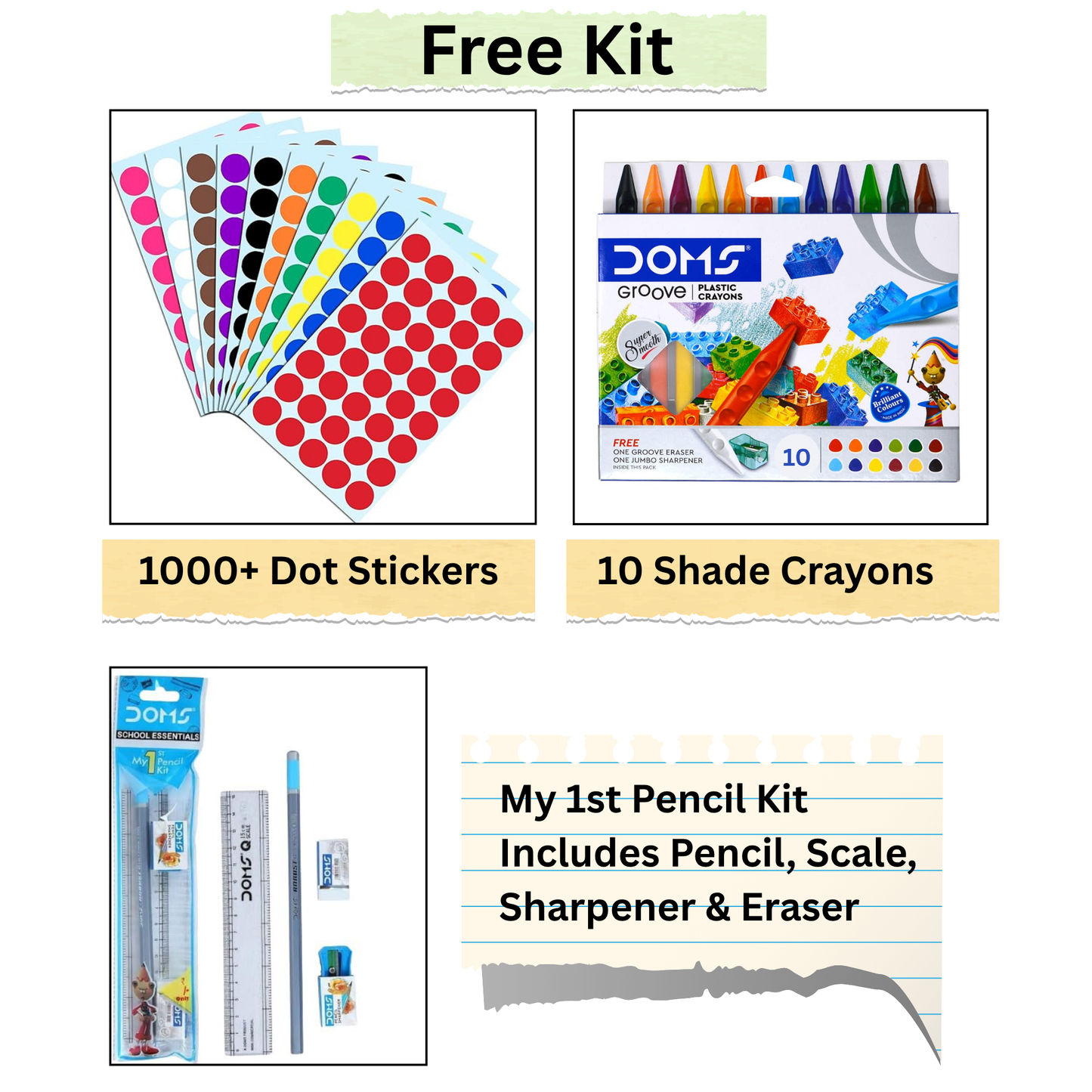 Learn With Fun Dot Stickers, Coloring, Puzzle, Mind Game Kids Activity Worksheet 2 to 7 year kids